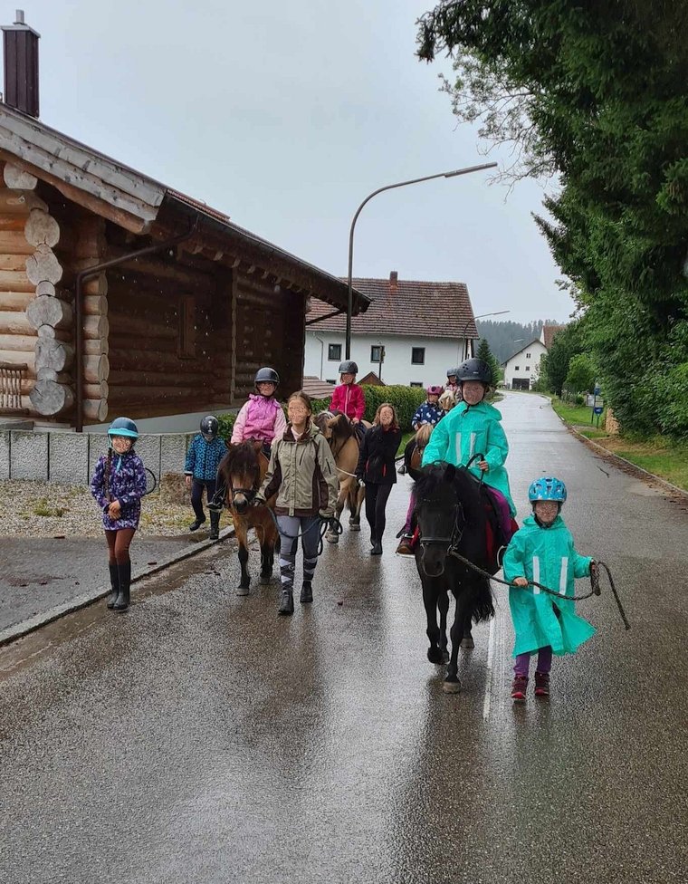 Ponytag August 2023 - Ausritt - leider im Regen